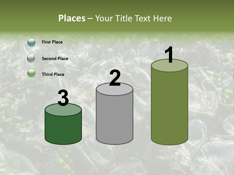 Bottle Reprocessing Alcoholism PowerPoint Template
