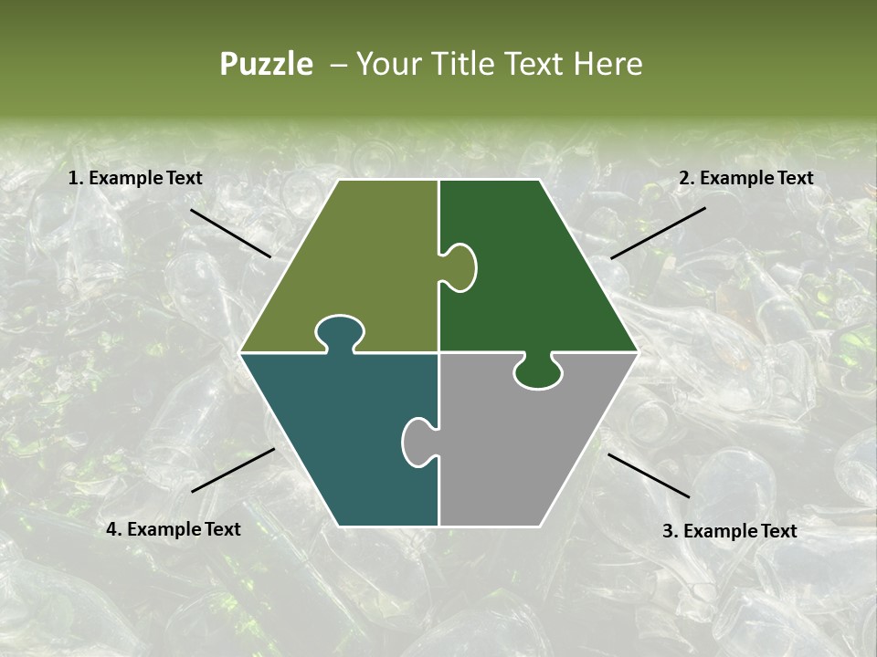 Bottle Reprocessing Alcoholism PowerPoint Template
