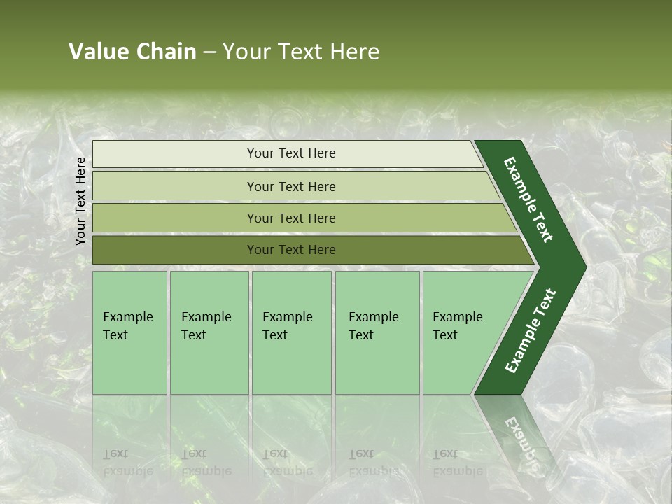 Bottle Reprocessing Alcoholism PowerPoint Template