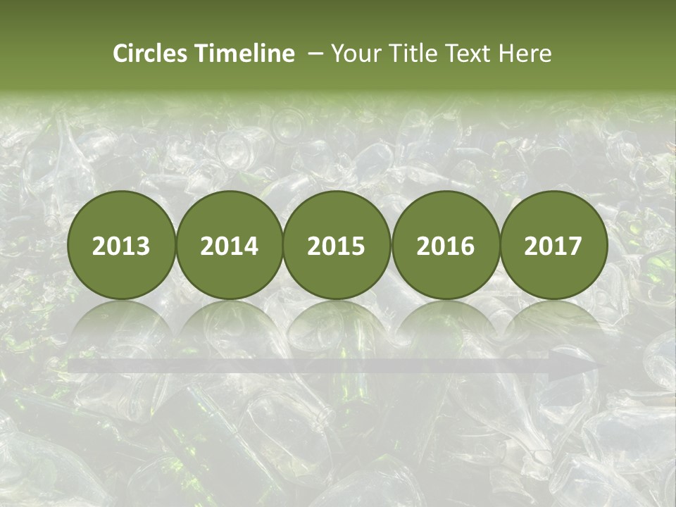 Bottle Reprocessing Alcoholism PowerPoint Template