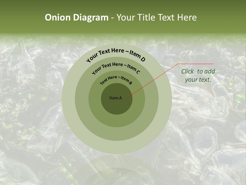 Bottle Reprocessing Alcoholism PowerPoint Template