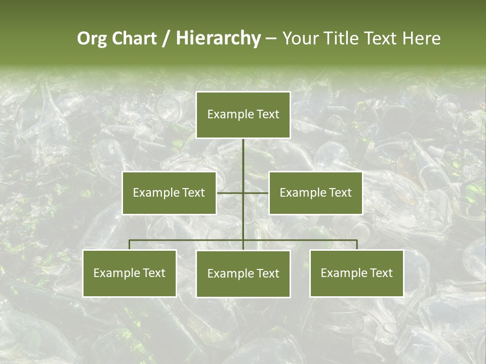 Bottle Reprocessing Alcoholism PowerPoint Template