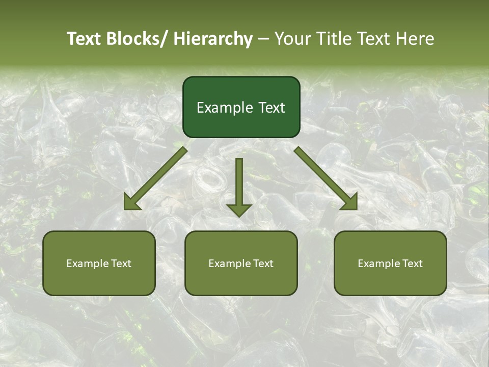 Bottle Reprocessing Alcoholism PowerPoint Template