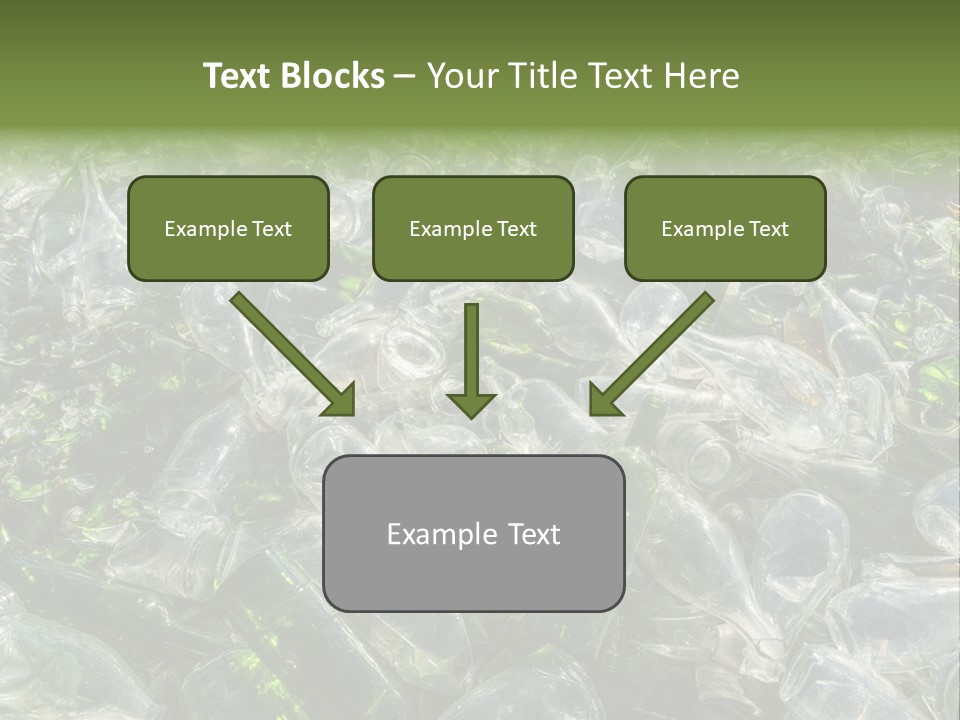 Bottle Reprocessing Alcoholism PowerPoint Template
