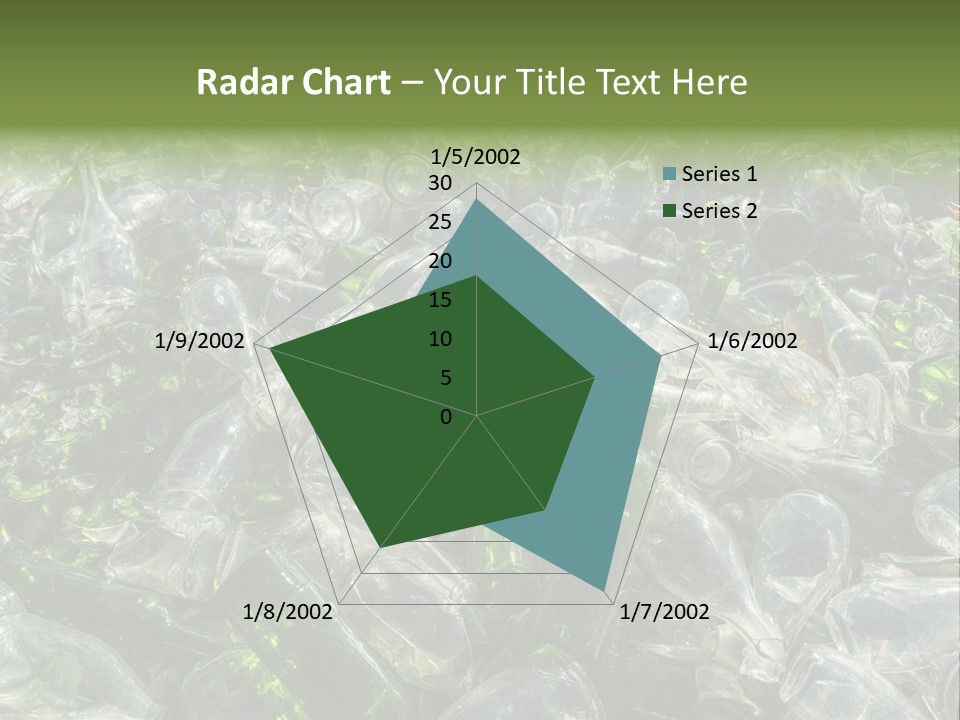 Bottle Reprocessing Alcoholism PowerPoint Template