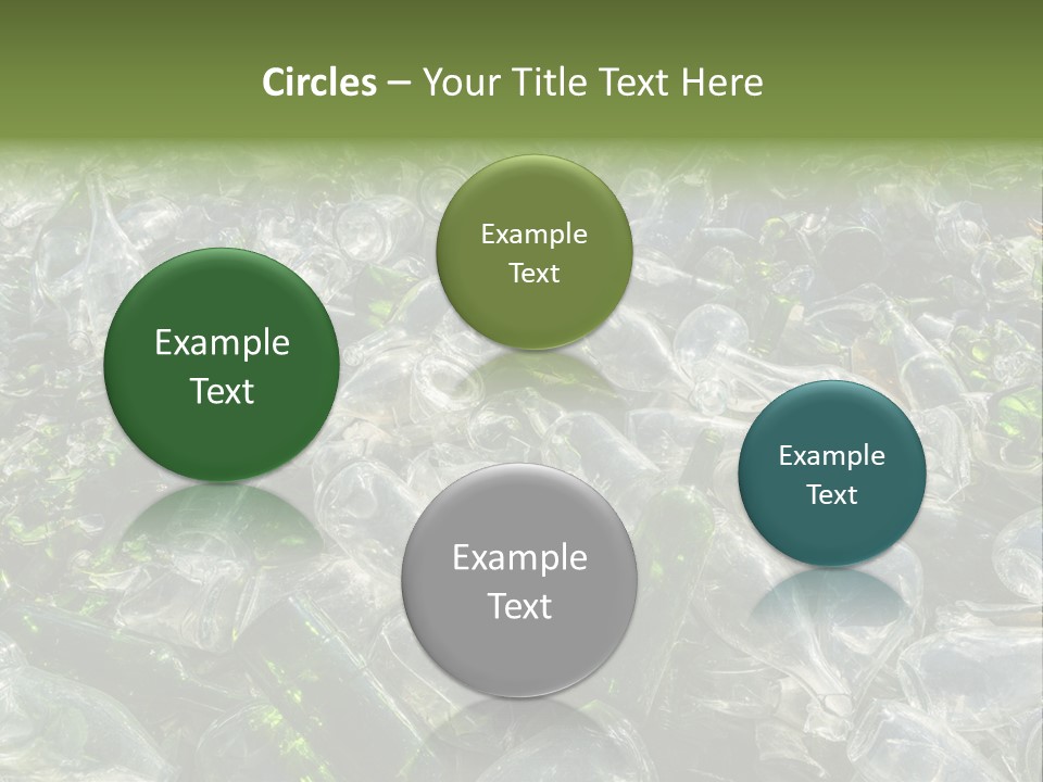 Bottle Reprocessing Alcoholism PowerPoint Template
