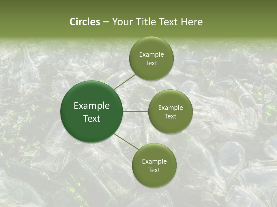 Bottle Reprocessing Alcoholism PowerPoint Template