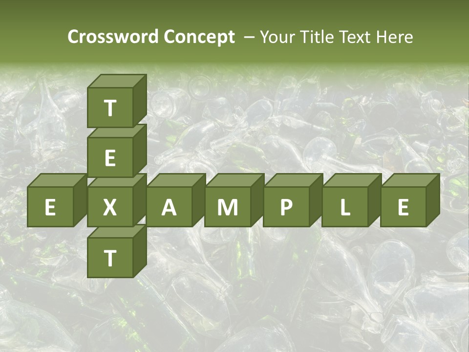 Bottle Reprocessing Alcoholism PowerPoint Template