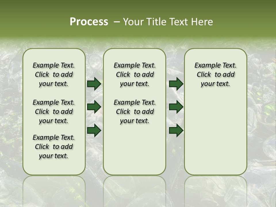 Bottle Reprocessing Alcoholism PowerPoint Template