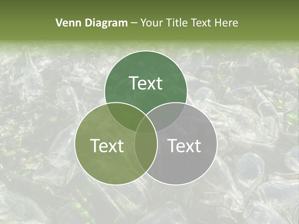 Bottle Reprocessing Alcoholism PowerPoint Template