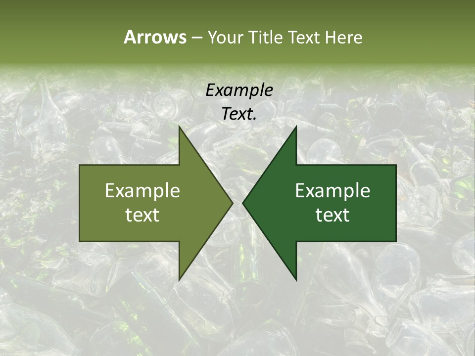 Bottle Reprocessing Alcoholism PowerPoint Template