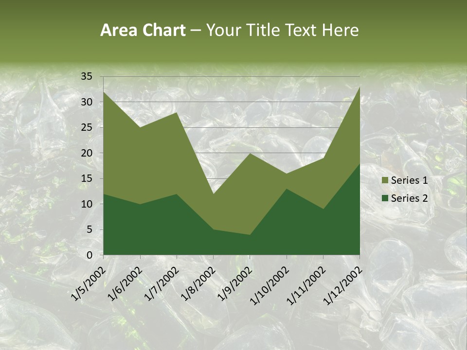 Bottle Reprocessing Alcoholism PowerPoint Template