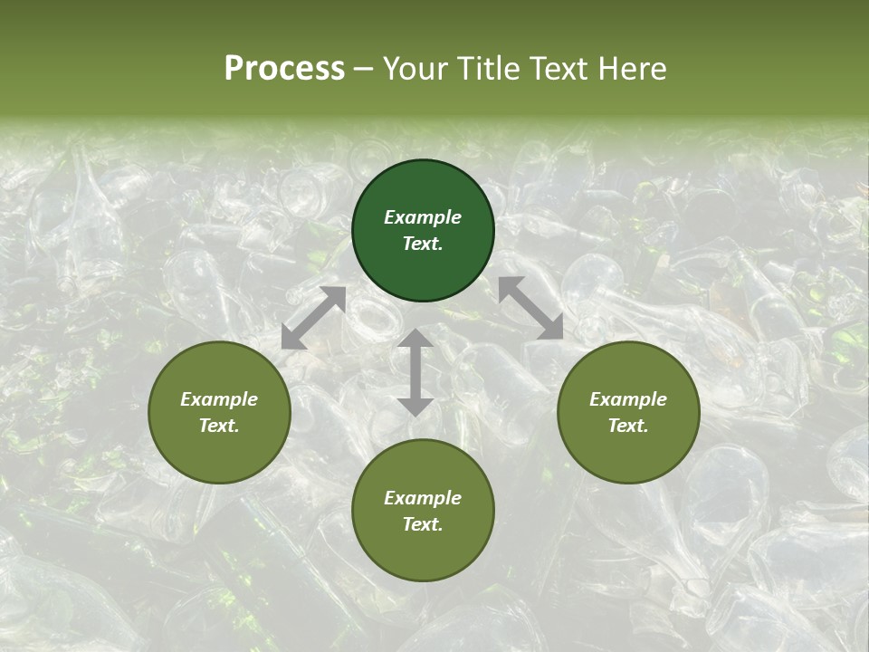 Bottle Reprocessing Alcoholism PowerPoint Template
