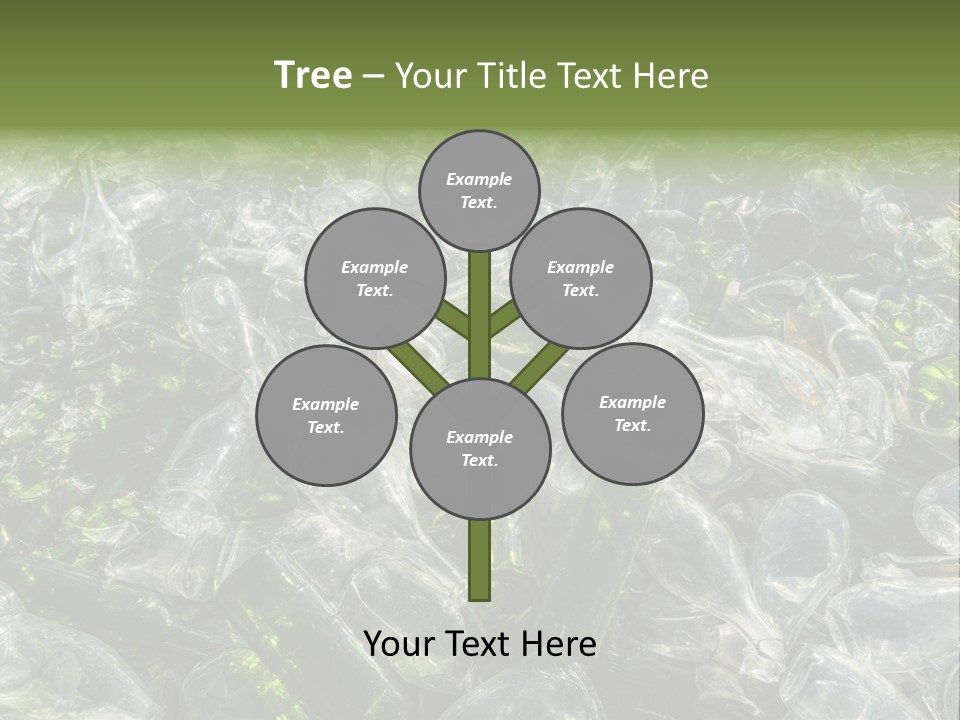Bottle Reprocessing Alcoholism PowerPoint Template