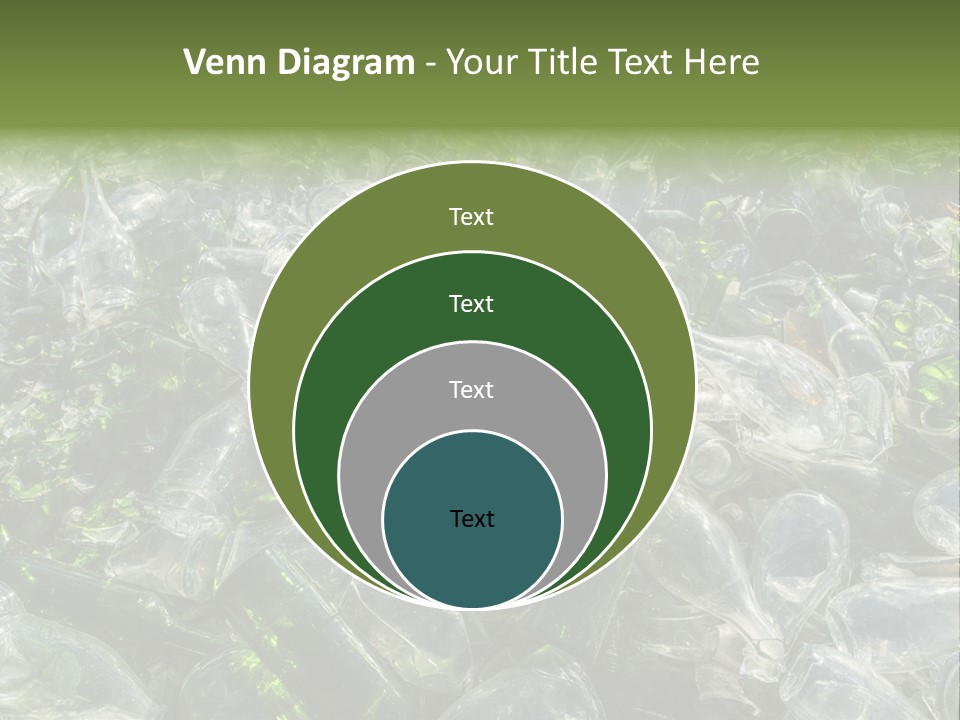 Bottle Reprocessing Alcoholism PowerPoint Template