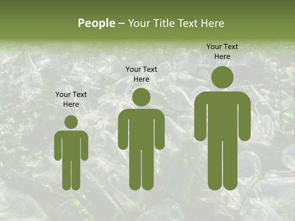 Bottle Reprocessing Alcoholism PowerPoint Template