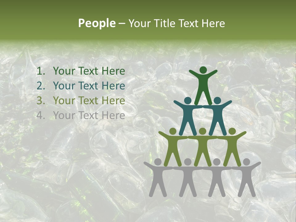 Bottle Reprocessing Alcoholism PowerPoint Template