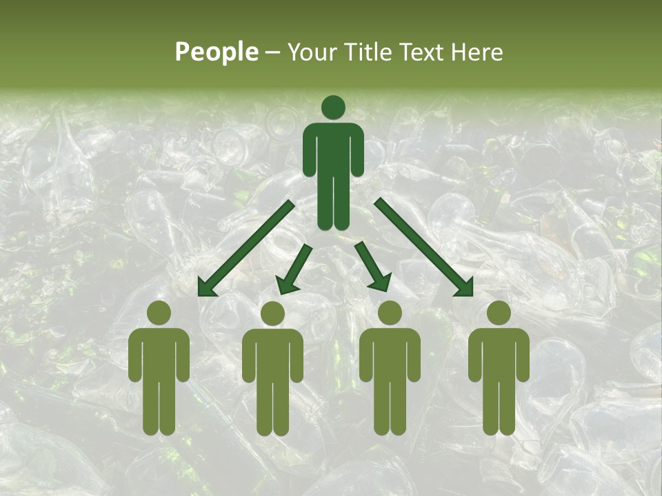 Bottle Reprocessing Alcoholism PowerPoint Template