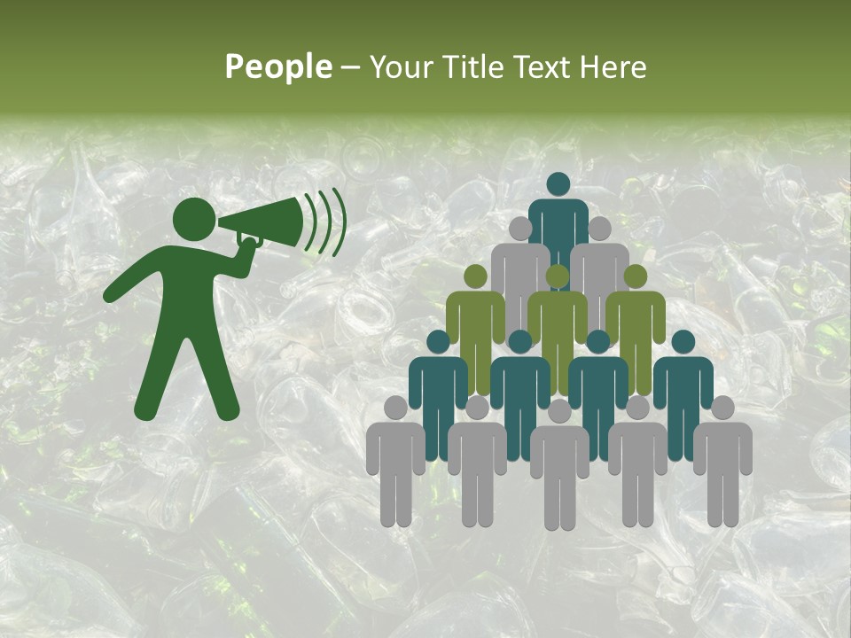 Bottle Reprocessing Alcoholism PowerPoint Template