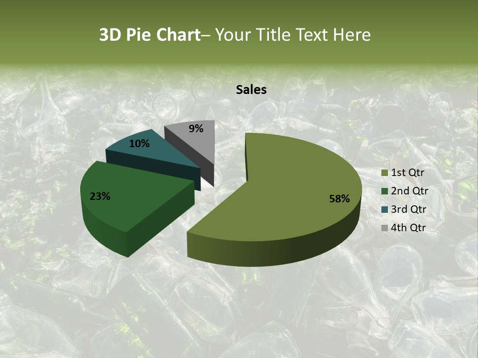 Bottle Reprocessing Alcoholism PowerPoint Template