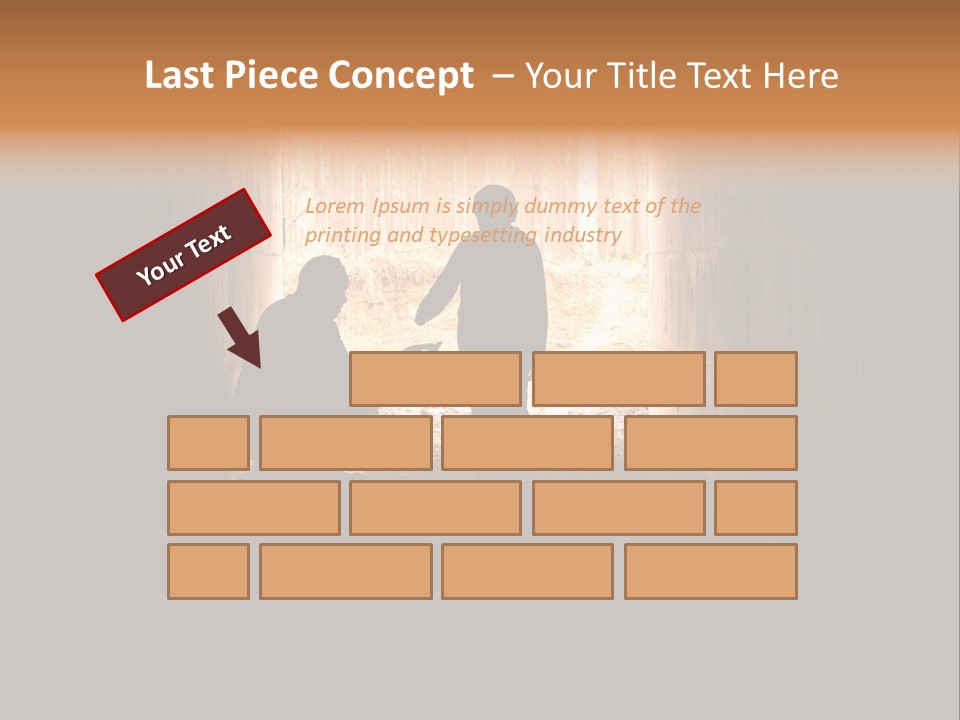 Depression Unemployment Shabby PowerPoint Template