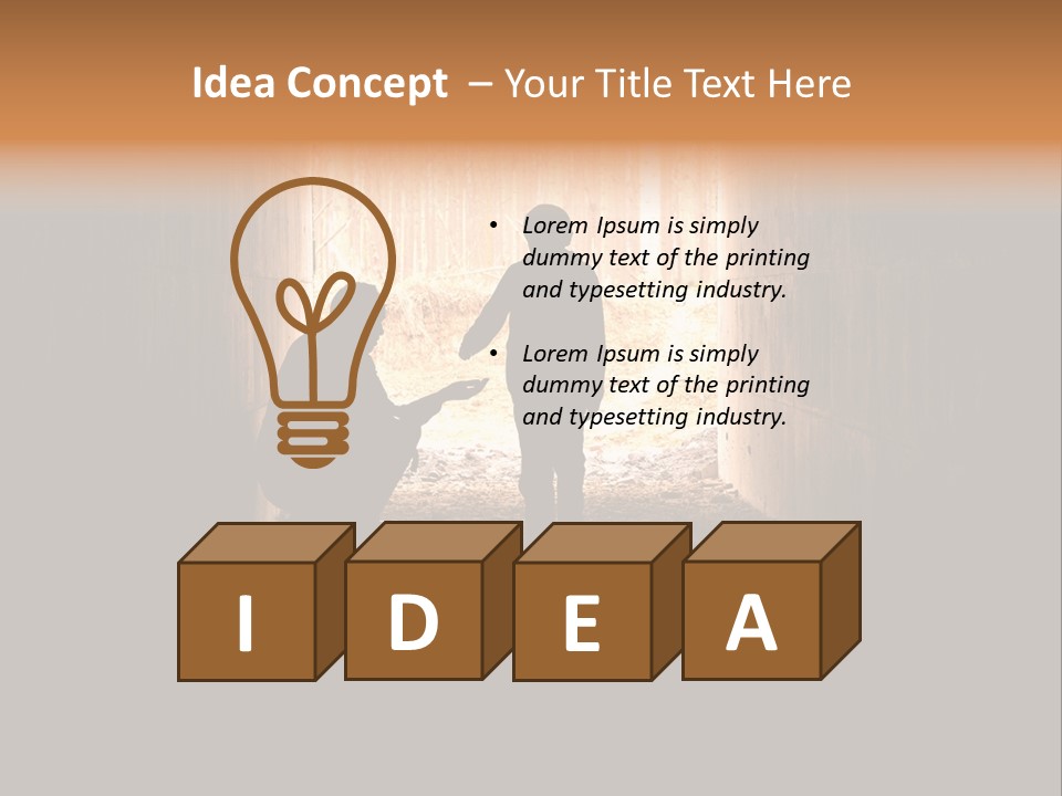 Depression Unemployment Shabby PowerPoint Template