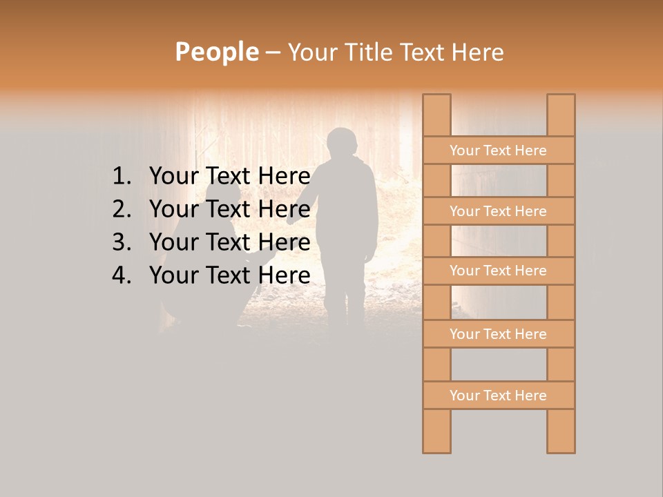 Depression Unemployment Shabby PowerPoint Template