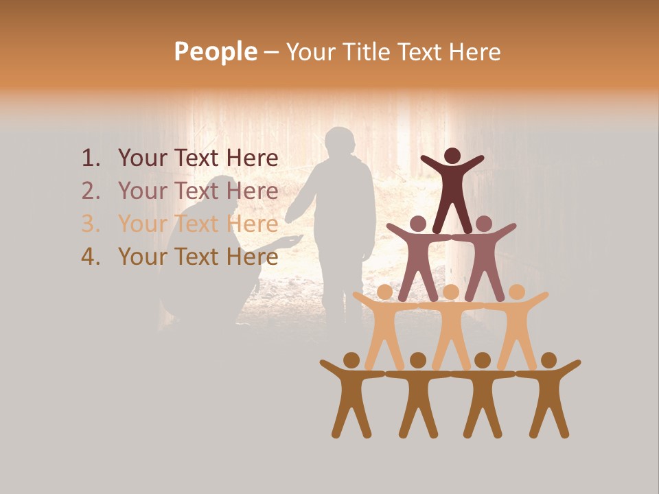 Depression Unemployment Shabby PowerPoint Template