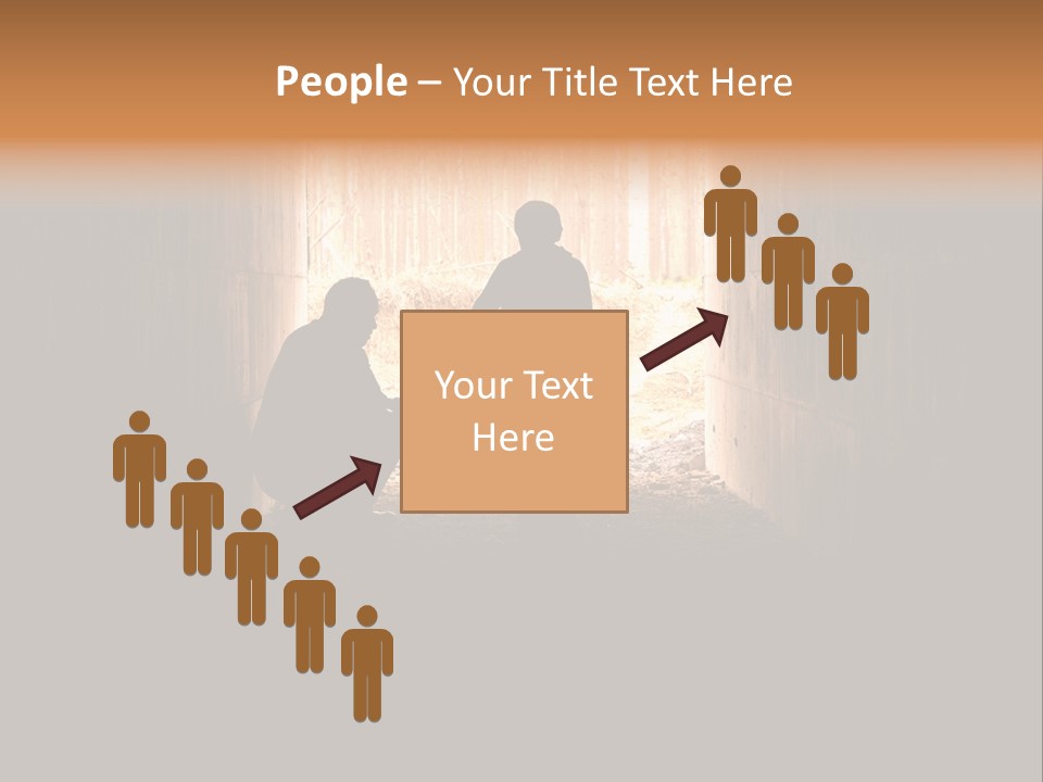 Depression Unemployment Shabby PowerPoint Template