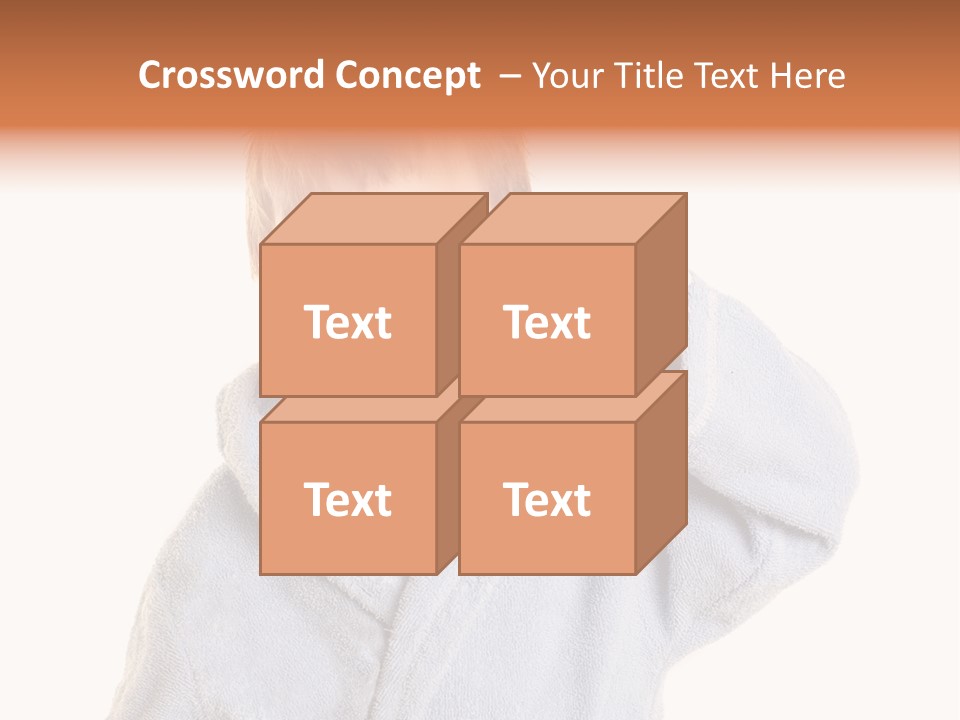 Boy Bathroom Cute PowerPoint Template