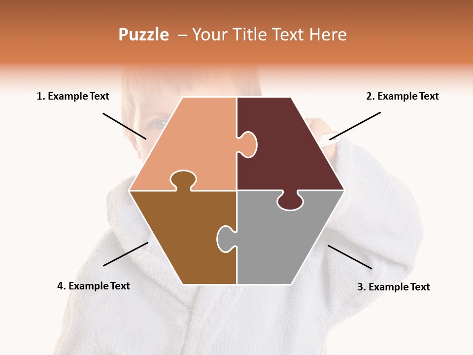 Boy Bathroom Cute PowerPoint Template