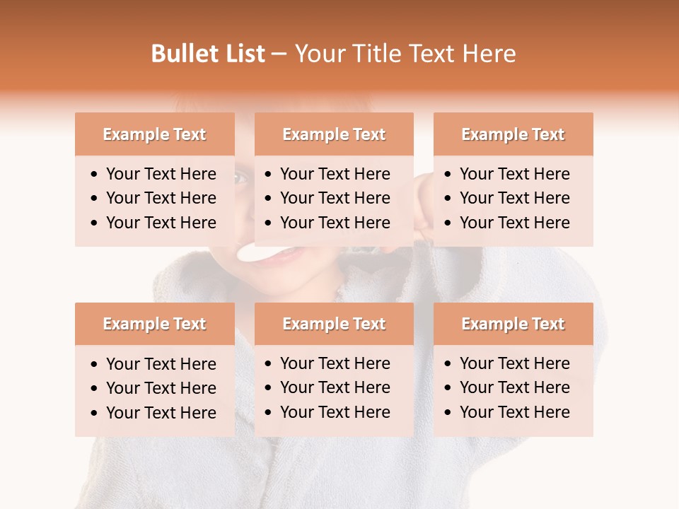 Boy Bathroom Cute PowerPoint Template