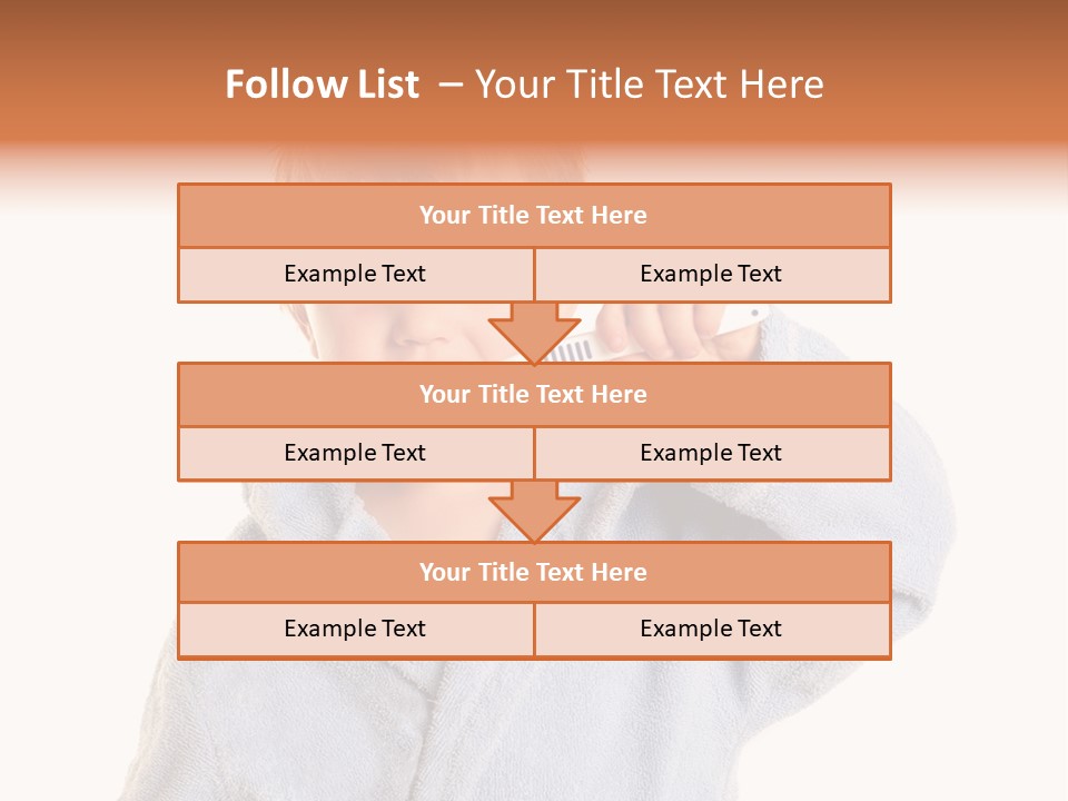 Boy Bathroom Cute PowerPoint Template