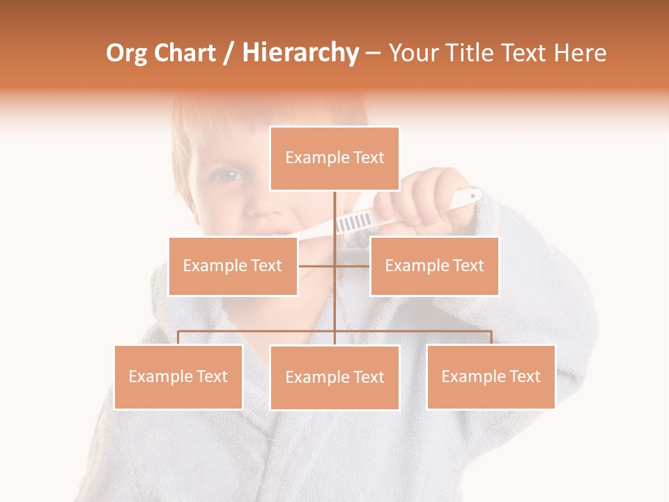 Boy Bathroom Cute PowerPoint Template