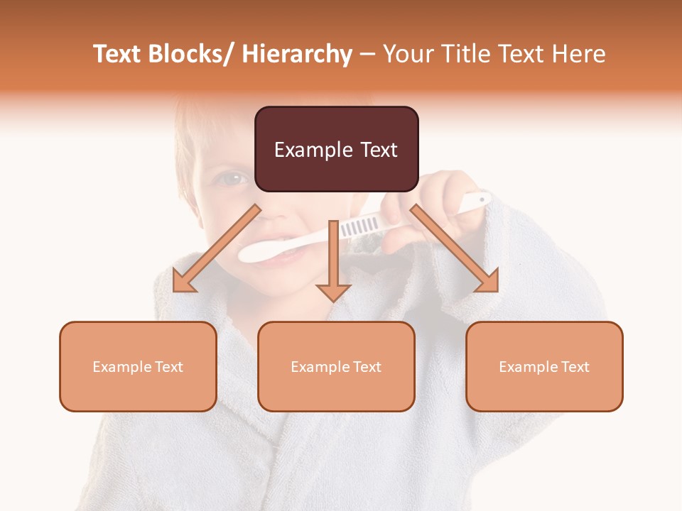 Boy Bathroom Cute PowerPoint Template