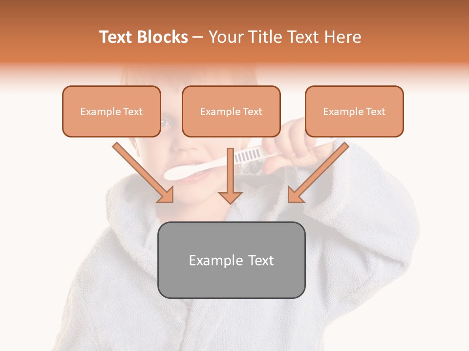 Boy Bathroom Cute PowerPoint Template