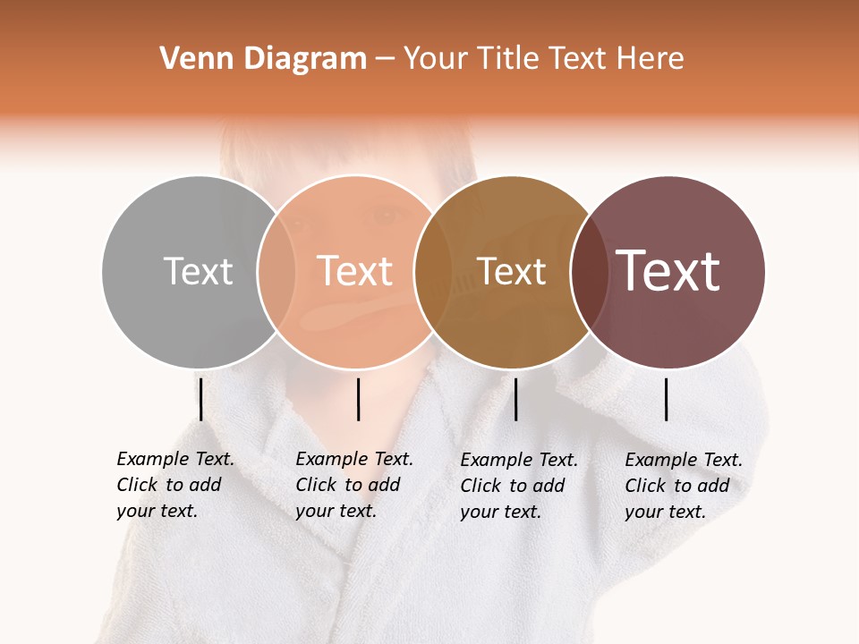 Boy Bathroom Cute PowerPoint Template