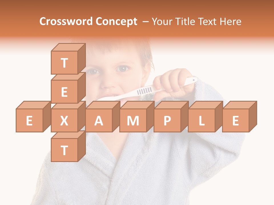 Boy Bathroom Cute PowerPoint Template