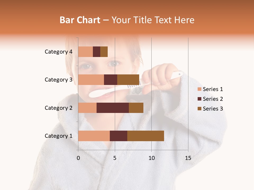 Boy Bathroom Cute PowerPoint Template