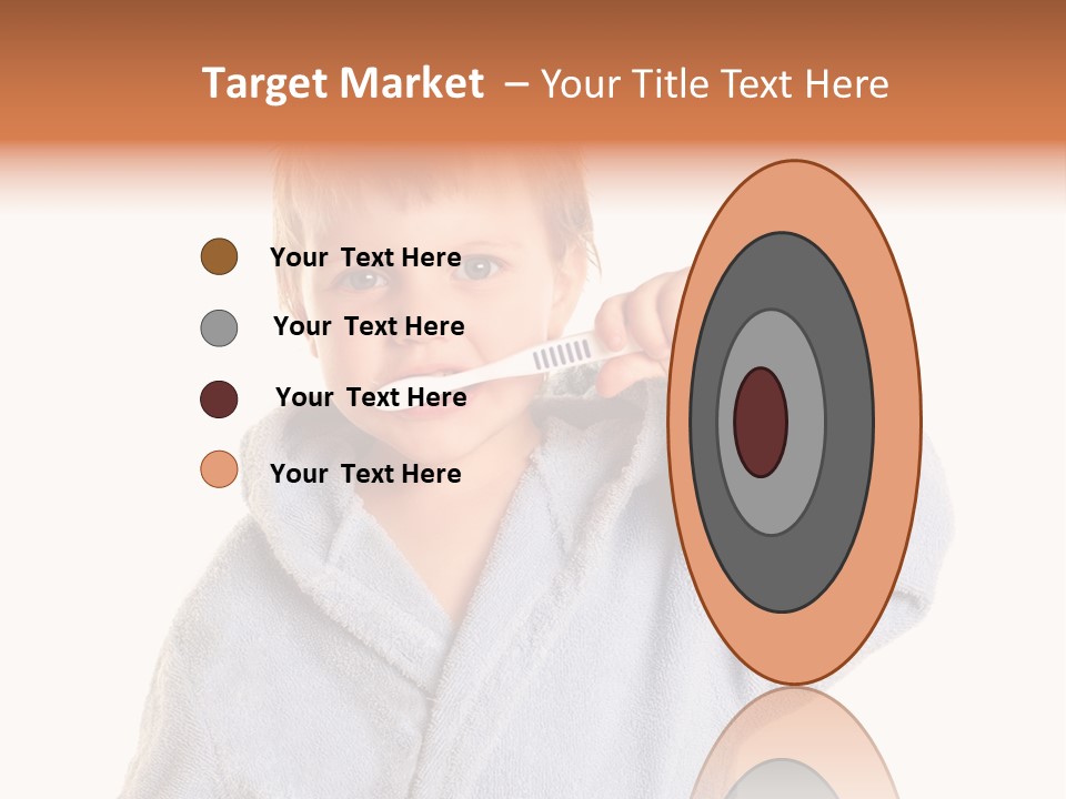 Boy Bathroom Cute PowerPoint Template