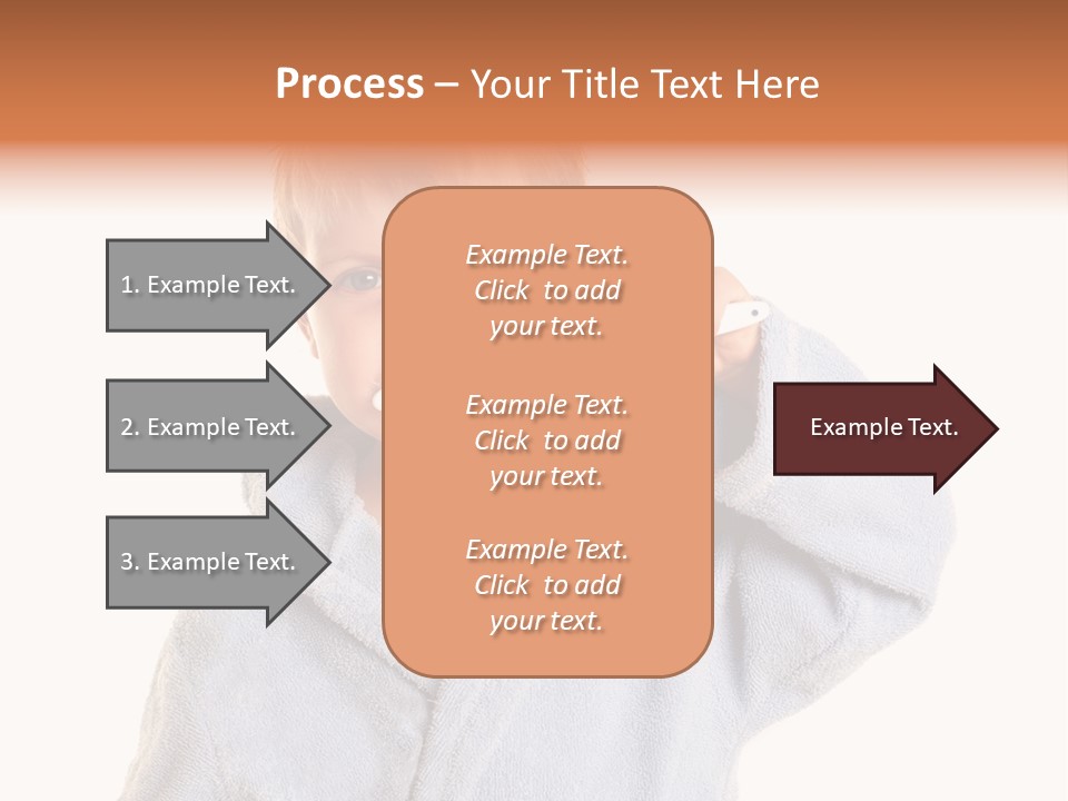 Boy Bathroom Cute PowerPoint Template