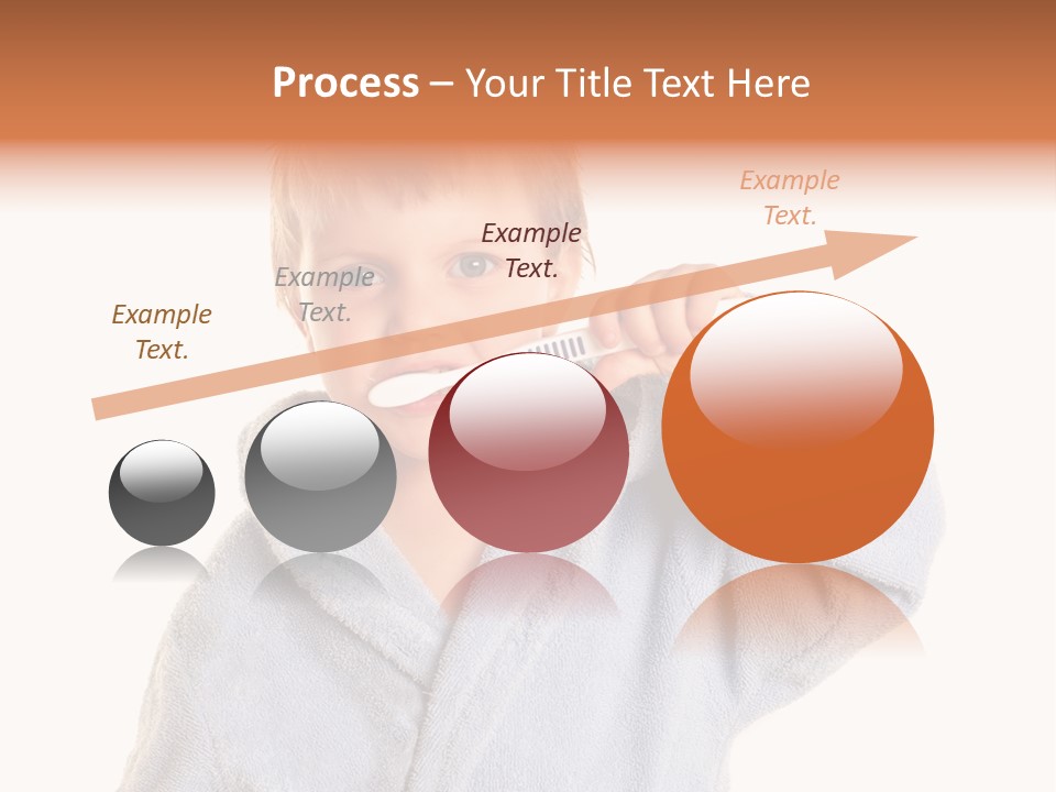 Boy Bathroom Cute PowerPoint Template