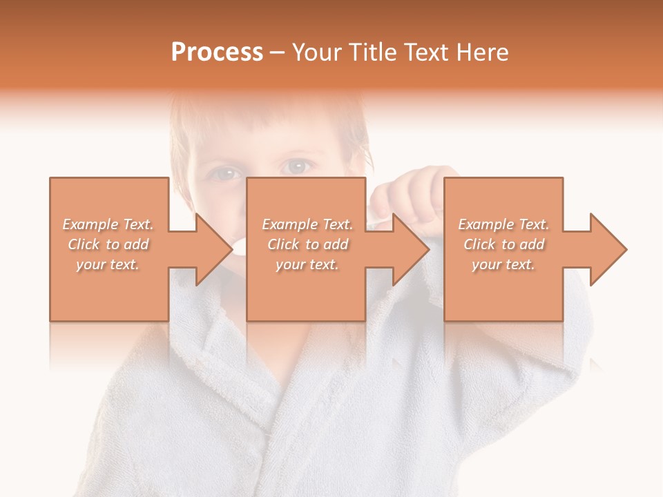 Boy Bathroom Cute PowerPoint Template