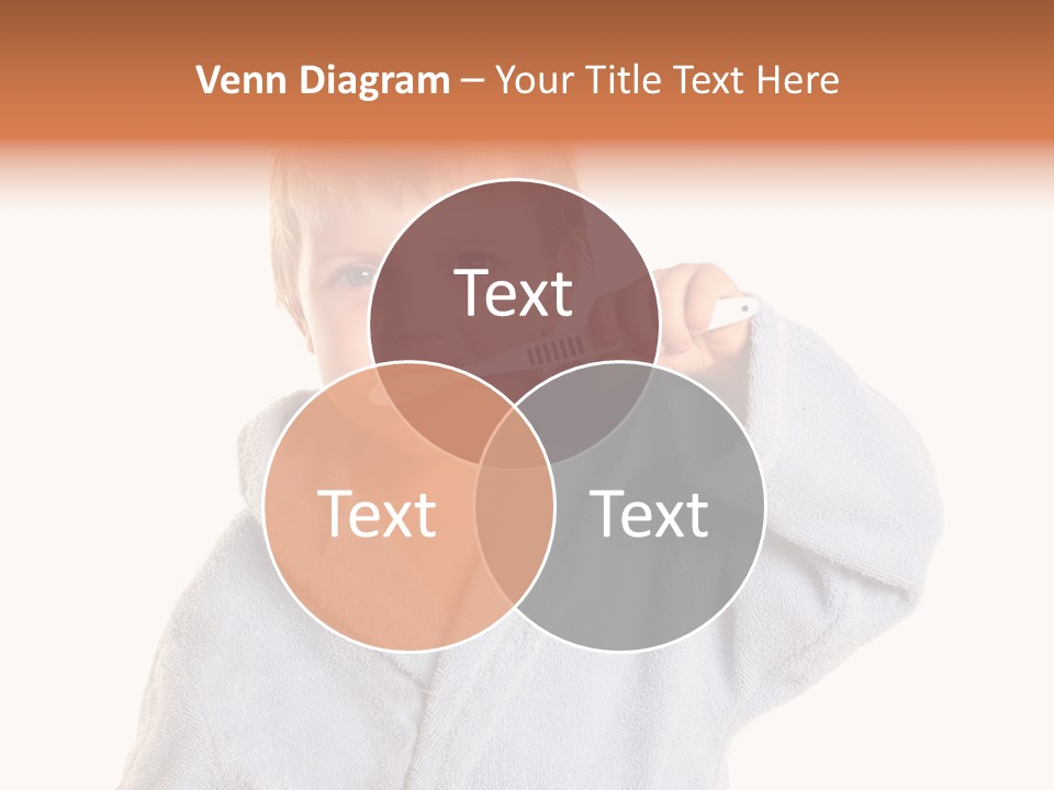 Boy Bathroom Cute PowerPoint Template