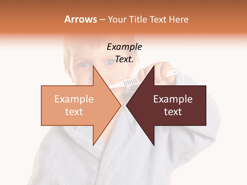 Boy Bathroom Cute PowerPoint Template