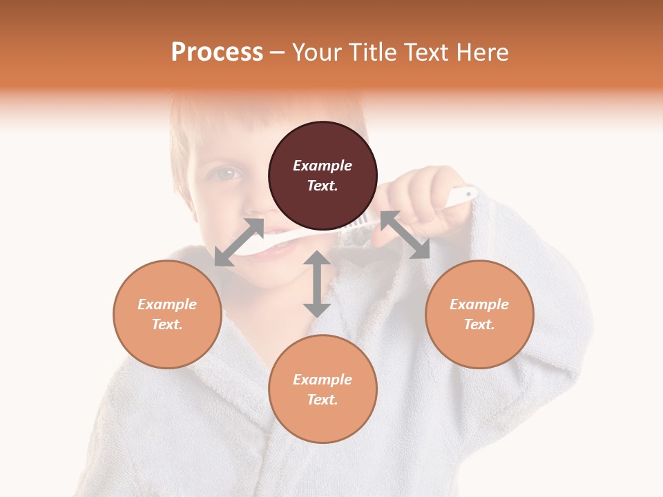 Boy Bathroom Cute PowerPoint Template