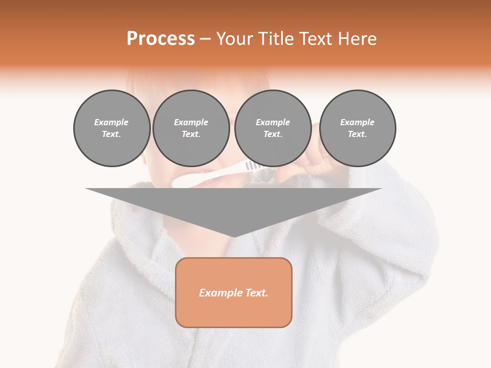 Boy Bathroom Cute PowerPoint Template