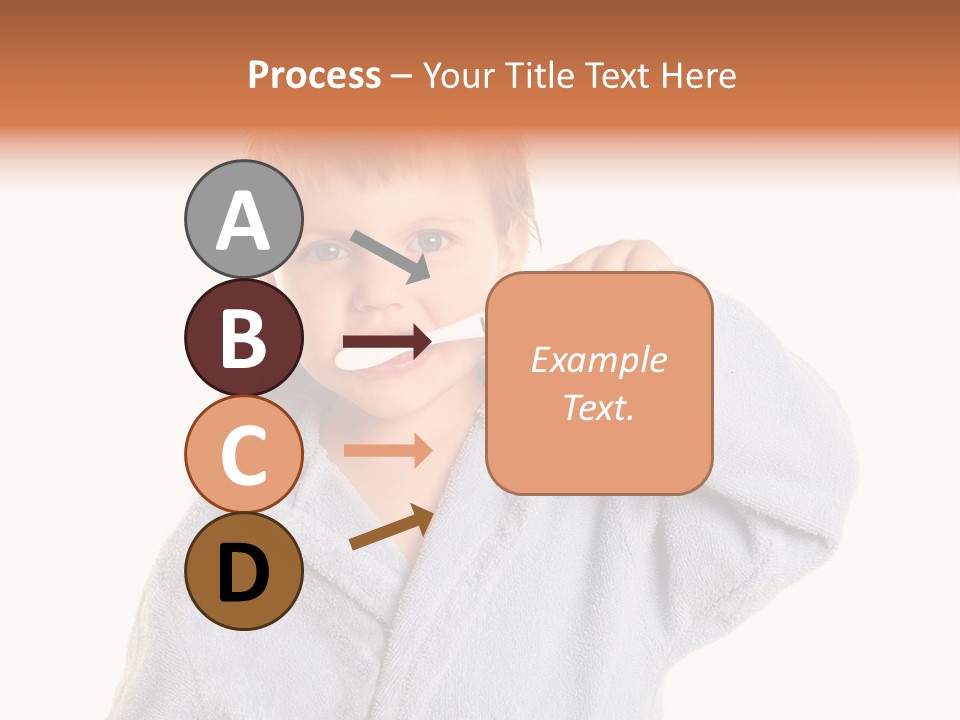 Boy Bathroom Cute PowerPoint Template