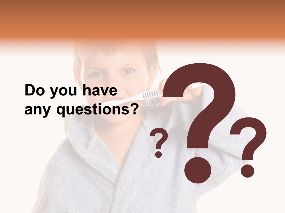 Boy Bathroom Cute PowerPoint Template