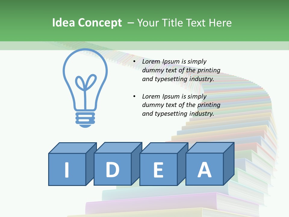 Magazine Young Illustration PowerPoint Template